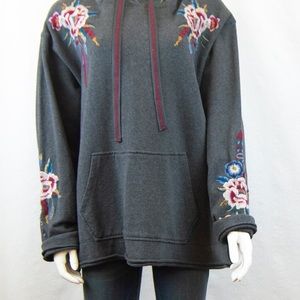 JOHNNY WAS DARIELLE PULL-ON HOODIE XS